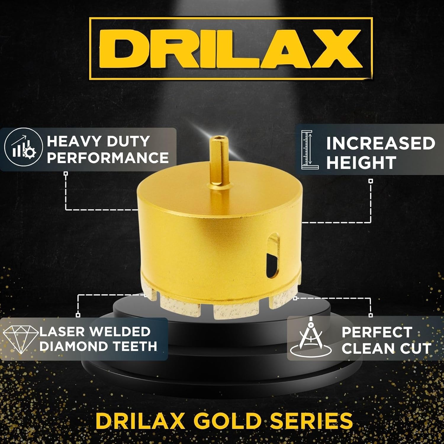 4 inch Diamond Hole Saw Concrete Heavy Duty Gold Series