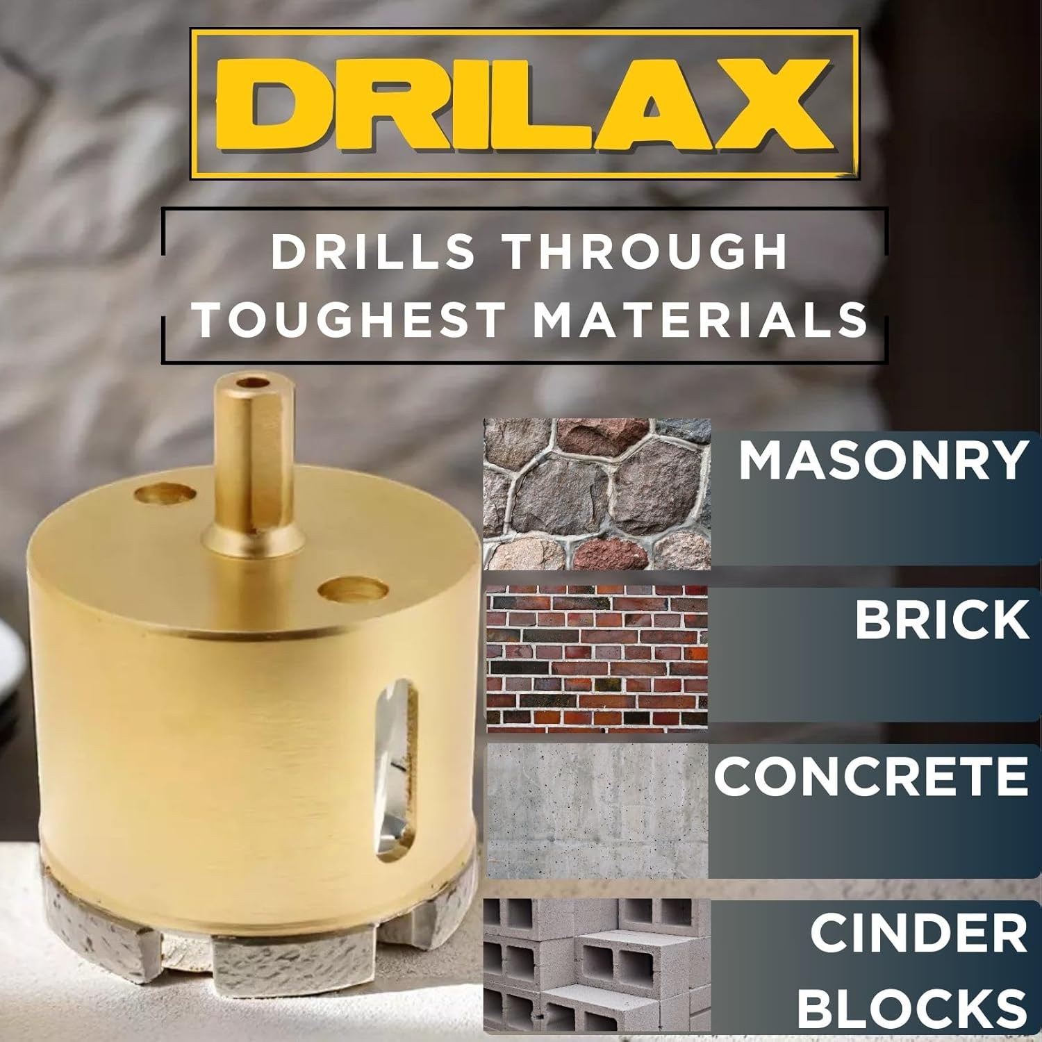 4 inch Diamond Hole Saw Concrete Heavy Duty Gold Series