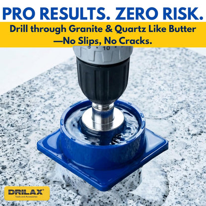 1-1/2 Inch Diamond Hole Saw with Water Delivery System Guide Easy Drilling