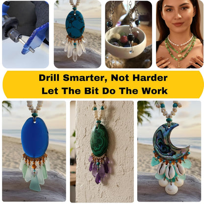 30pc 2mm & 3mm Mixed Cylindrical Diamond Burr Kit | Drilax