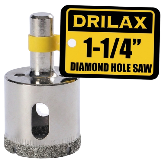 1-1/4 inch Chrome Series Diamond Hole Saw Drill Bit