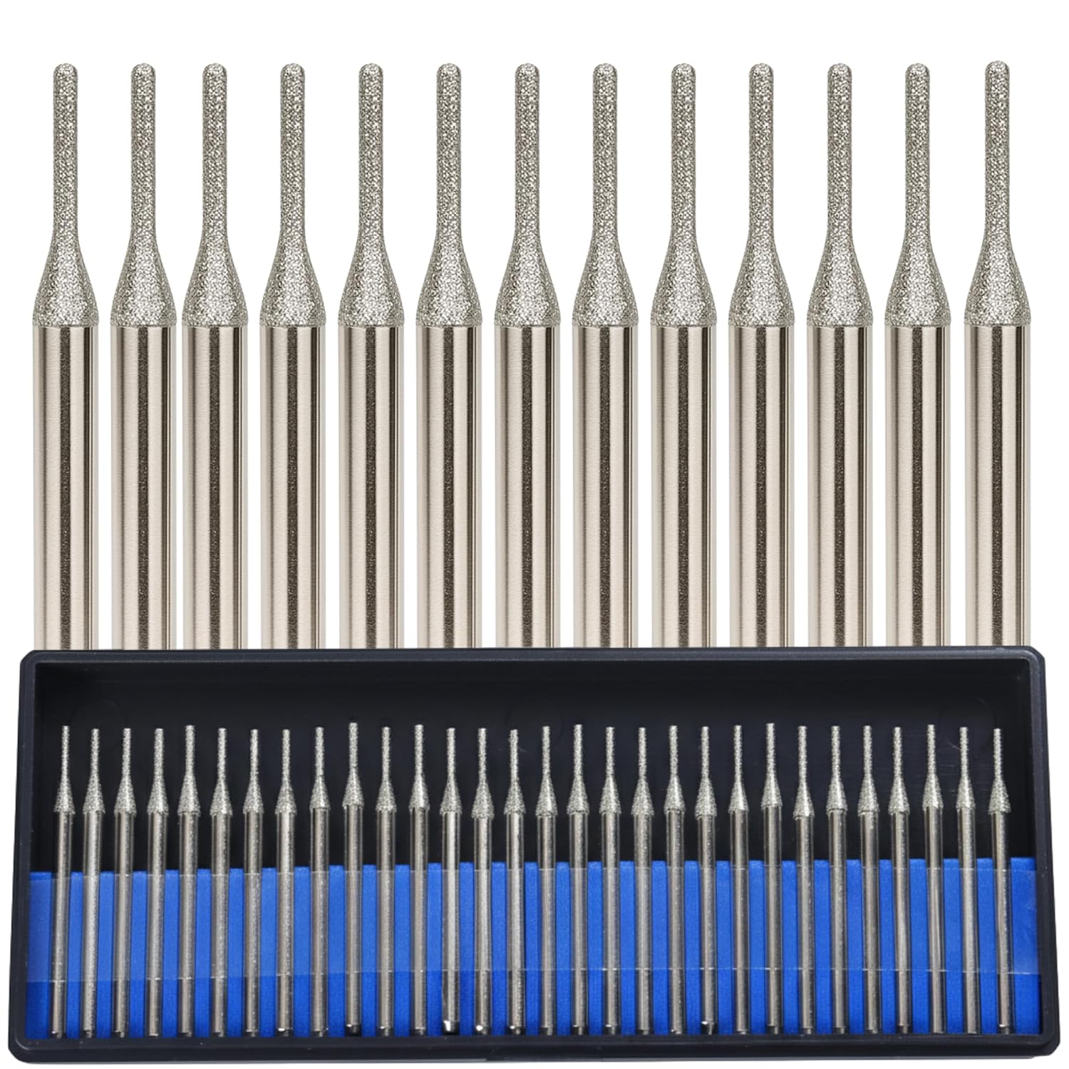 DRILAX 1mm diamond drill bits for sea glass, versatile kit for precise drilling in jewelry making