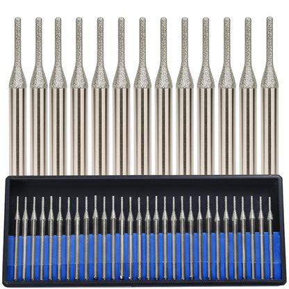 DRILAX 1mm diamond drill bits for sea glass, versatile kit for precise drilling in jewelry making