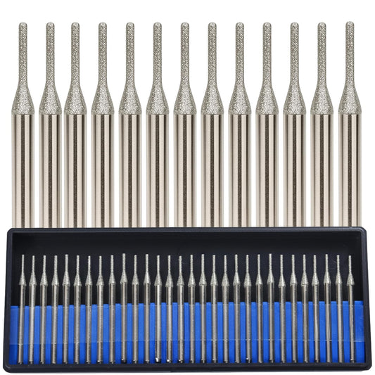 DRILAX 1mm diamond drill bits for sea glass, versatile kit for precise drilling in jewelry making