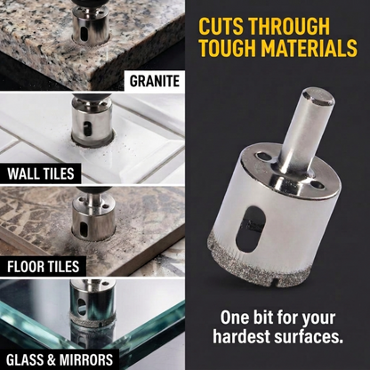 1-1/4 inch Chrome Series Diamond Hole Saw Drill Bit