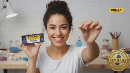 Drilax 30-Piece Diamond Drill Bits – 1mm 2mm 3mm for Sea Glass, Shells, Gemstones & Jewelry  Dremel-Compatible