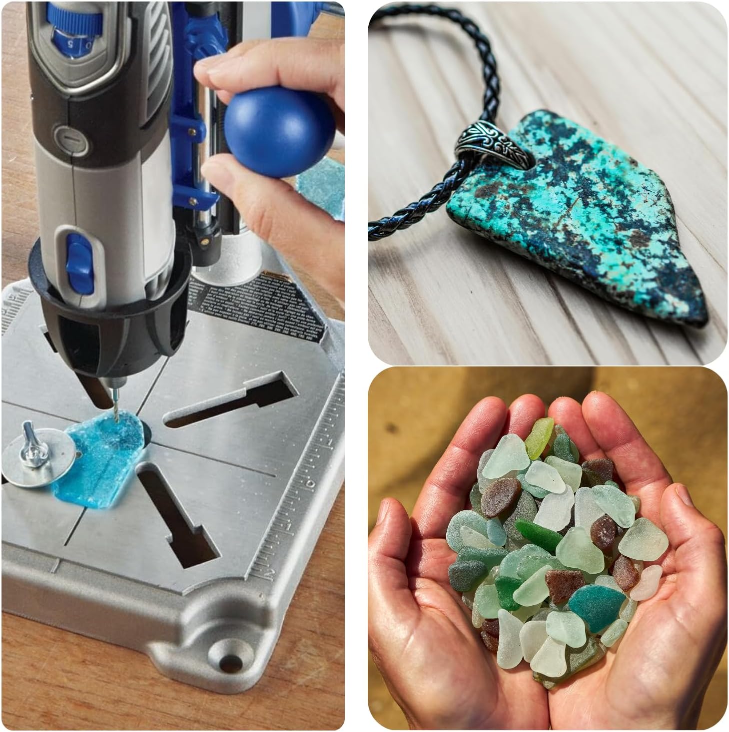 diamond Dremel bits for seaglass