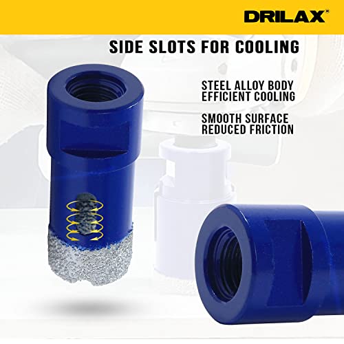 Side slots for cooling on the steel hole saw body