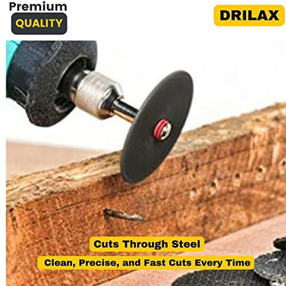 Cut-off wheel cutting wood