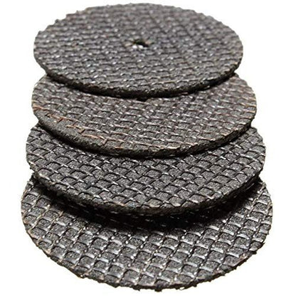 Double fiberglass-reinforced cut-off wheels stacked