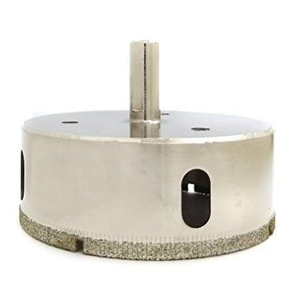 3-1/8 inch Diamond Hole Saw Drill Bit Ceramic Porcelain Tile Glass Marble Granite Quartz Cutting Tip Core 3 1/8 Single Pack