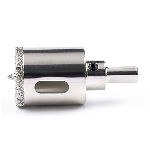 Drilax 1-3/4 Inch Diamond Drill Bit Tile Hole Saw Ceramic Porcelain Quartz Granite Kitchen Bathroom Shower Faucet Installation 1.75 Inches with Removable Center Pilot Drill Bit Locator Pin Locator drilax-tools