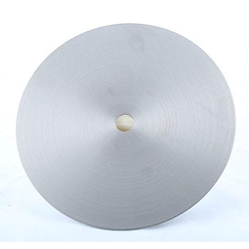 Drilax 6 inch Grit 100 Professional Quality High Density Diamond Coated Flat Lap Lapping Lapidary Wheel Disc Glass Jewelry Polishing Tool Grinding Sharpening Metal Back 1/2 Arbor Grit100