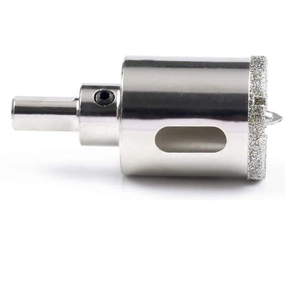 Drilax 1-3/8 Inch Diamond Drill Bit Tile Hole Saw Ceramic Porcelain Quartz Granite Kitchen Bathroom Shower Faucet Installation Inches with Removable Center Pilot Drill Bit Locator Pin Locator drilax-tools
