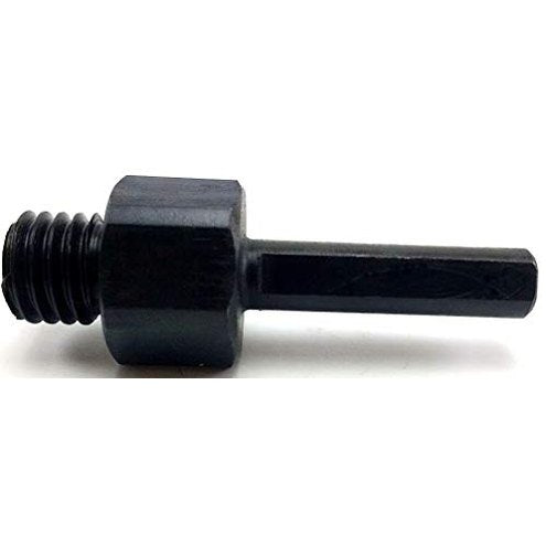 Drilax Core Drill Bit Arbor Adapter for Threaded Diamond Hole Saw 3/8" Triangle to 5/8" 11 Male Drill Sanding Attachment Arbor Shaft Adapter drilax-tools