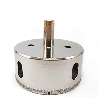 Drilax 2 3/4 inch Diamond Drill Bit Hole Saw Ceramic Porcelain Tiles Glass Granite Quartz 2.75 2-3/4 Single Pack
