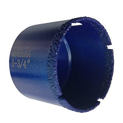 1-3/4 Inch Diamond Hole Saw Drill Bit Cobalt Series Vacuum Brazed