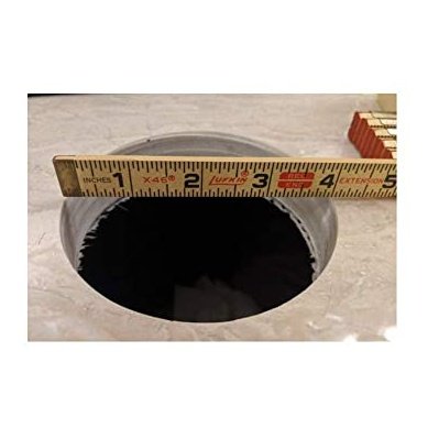 4 inch Diamond Saw Drill Bit Glass Ceramic Porcelain Tiles, Marble Granite Quartz Drilling Shower Valve Hole Cutter Floor Wall Tiles Solid Steel Body Spins True