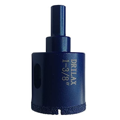 1-3/8 Inch Diamond Hole Saw Drill Bit Cobalt Series Vacuum Brazed