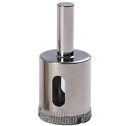 Drilax 1 Inch Diamond Hole Saw Bit Tiles, Glass, Fish Tanks, Marble, Granite Countertop, Ceramic, Porcelain Core Holesaw Drill Terra COTA Flower Pot Drain Holes DIY Size