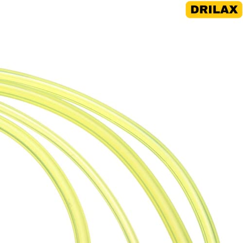 Drilax 4 Sizes Fuel Line Hose Tubing Set for Small Engines Chainsaws String Trimmers Weedeaters Blowers Compatible with Ryobi, Poulan, drilax-tools
