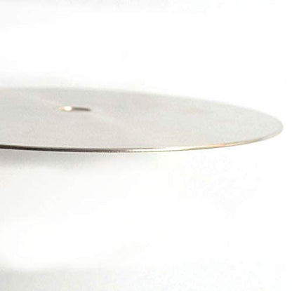 Drilax 6 inch Grit 800 Professional Quality High Density Diamond Coated Flat Lap Lapping Lapidary Wheel Disc Glass Jewelry Polishing Tool Grinding Sharpening Metal Back 1/2 Arbor Grit800