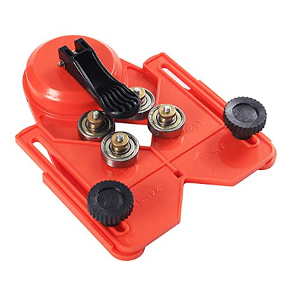 DRILAX Drill Bit Saw Guide Jig Fixture Vacuum Suction Base with Water Coolant Hole
