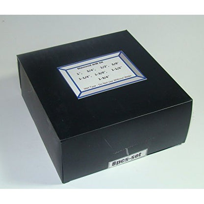 Diamond Drill Bit Saw 3/8, 1/2, 3/4, inch, 1-1/4, 1-3/8, 1-1/2, 1 3/4 Inch Ceramic, Porcelain, Glass, Quartz, Granite, Marble Drilling Hole Making Tile 8 PCS Set