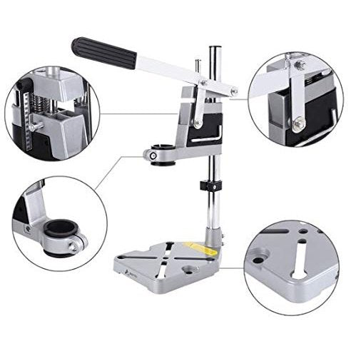 Adjustable Drill Press Stand Workbench Repair Tool Drilling Universal Bench Aluminum Base Clamp