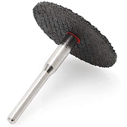 Fiberglass Reinforced Cut-off Wheels 100 Pieces 1 1/4 inch Diameter Abrasive Cutting Tool Disc with 8 Mandrels Included Rotary Discs Compatible With Dremel 426 426b