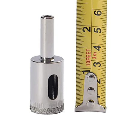 3/4 Inch Diamond Drill Bit Saw for Ceramic Porcelain Glass Tile Quartz Granite Countertop Drilling Bottle Lamp Faucet Flower Pot Planter Drainage Hole 0.75 in