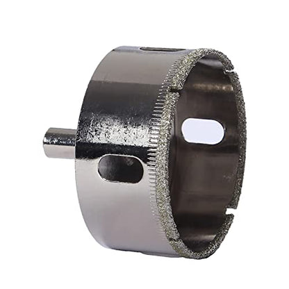2-1/2 Inch Diamond Saw Ceramic Porcelain Tile Drill Bit Hole Cutter Quartz Granite Countertop Glass Floor Wall Tiles Drain Holes 2.5 inch