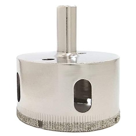 Inch Diamond Hole Saw Ceramic Porcelain Quartz Granite Countertop Glass Bottle Single Pack Tile Drill Bit 2 inch