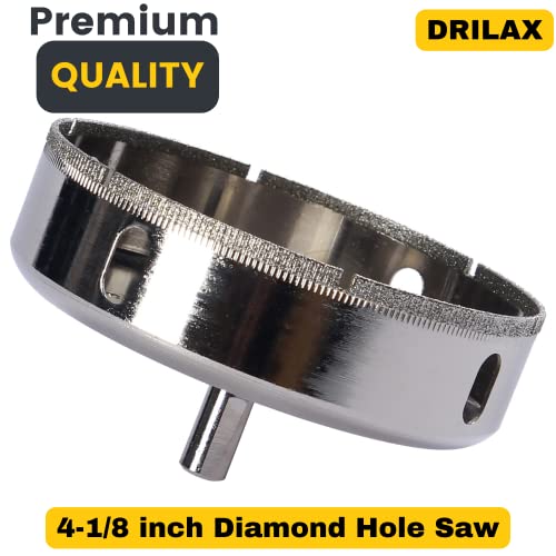 4-1/8 inch Chrome Series Diamond Hole Saw Drill Bit