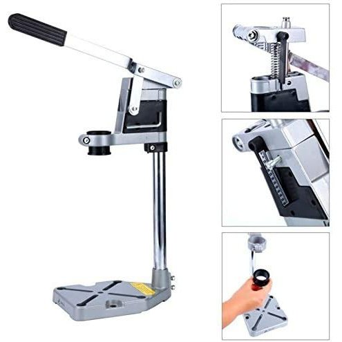 Adjustable Drill Press Stand Workbench Repair Tool Drilling Universal Bench Aluminum Base Clamp
