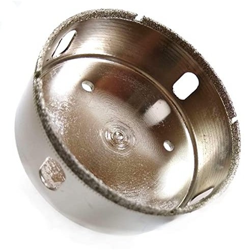 Drilax 2-7/8 inch Diamond Hole Saw Drill Bit Ceramic, Porcelain Tiles, Granite, Quartz Drilling 2 7/8