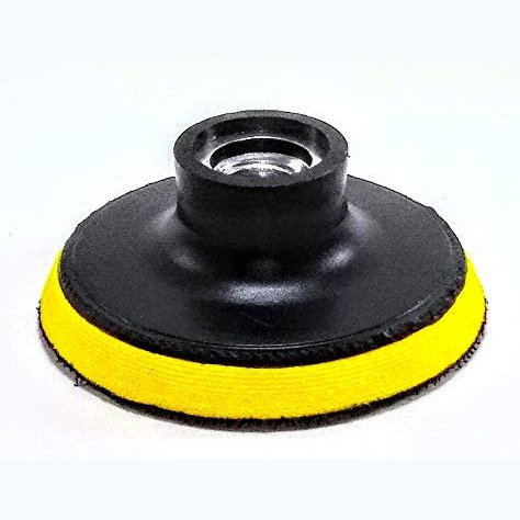 Angle Grinder 3 inch Flexible Hook and Loop 5/8-11 Threaded Arbor Buffing Polishing Sanding Napping Disc Backer Pad 3'' Backing Plate Compatible with Dewalt