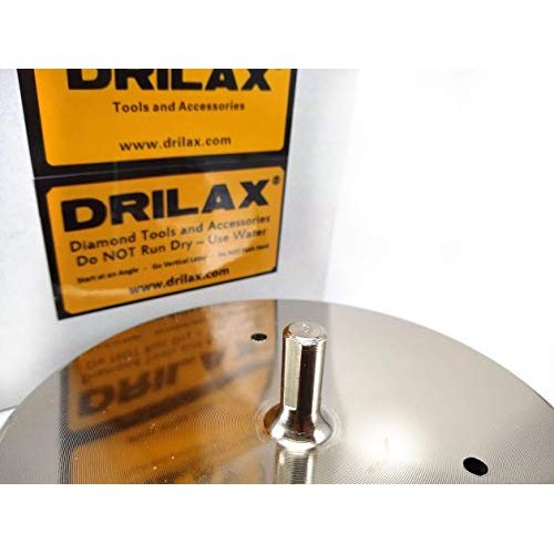 Drilax Diamond Hole Saw 6 5/16 Inches in Drilling Ceramic Porcelain Tile Glass Granite Drill Bit