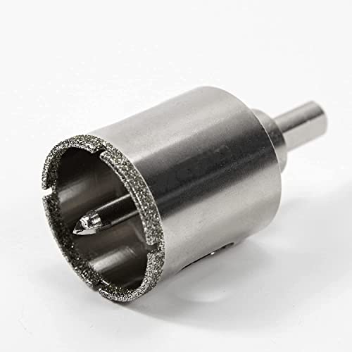 Drilax 1-3/4 Inch Diamond Drill Bit Tile Hole Saw Ceramic Porcelain Quartz Granite Kitchen Bathroom Shower Faucet Installation 1.75 Inches with Removable Center Pilot Drill Bit Locator Pin Locator drilax-tools