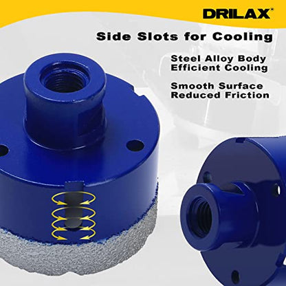 3 Inch Diamond Core Drill Bit | Concrete, Granite, Quartz & Tile | 5/8"-11 Thread