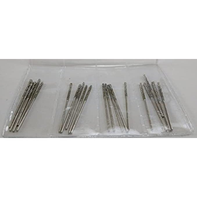 1mm Diamond Bits For Drilling Stone Compatible with Dremel Drill Bit Set Twist