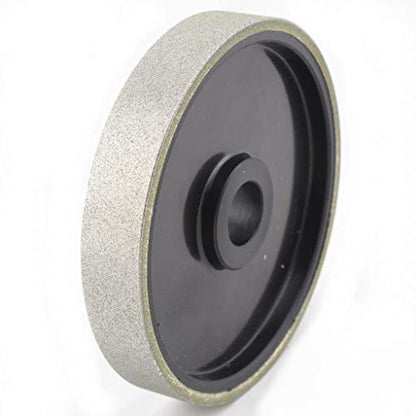 Drilax 6 inch 60 Grit Lapidary Diamond Coated Cabbing Grinding Polishing Wheel Gem Natural or Engineered Stones, Granite, Marble, Glass, Tile Electroplate Coarse Grit 60 drilax-tools