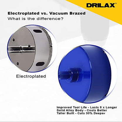 3 Inch Diamond Hole Saw Drill Bit Cobalt Series Vacuum Brazed