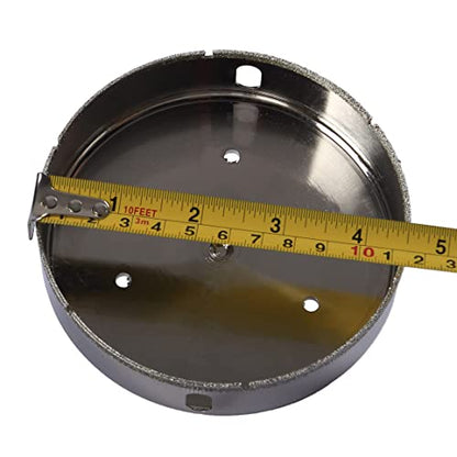 4 1/2 Inch Diamond Hole Saw for Ceramic Porcelain Glass Tiles Quartz Granite