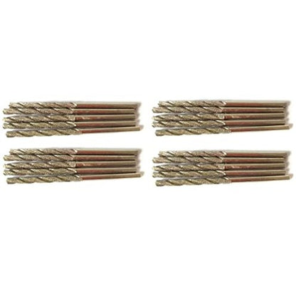 Diamond Drill Bit 2mm Set 20 Pcs Jewelry Beach Sea Glass Shells Gemstones 20 Pieces 2 mm Twist Bits Kit Pack by Drilax drilax-tools