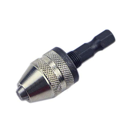 DRILAX Inch Hex Shank 0.3mm to 1/4 inch Keyless Drill Chuck Quick Change Adapter Converter