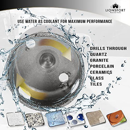 3 Inch Diamond Hole Saw | Tile Cutter for Ceramic, Quartz & Granite