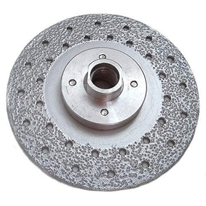 Drilax 4-1/2 inch Diamond Granite, Quartz, Tile Cutting Grinding Wheel Disc Angle Grinder Shaping Tool 5/8-11 Female Thread