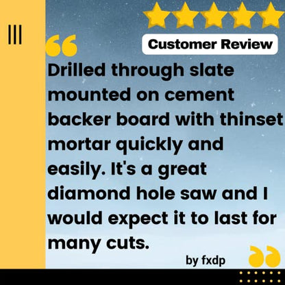 5 inch Chrome Series Diamond Hole Saw Drill Bit