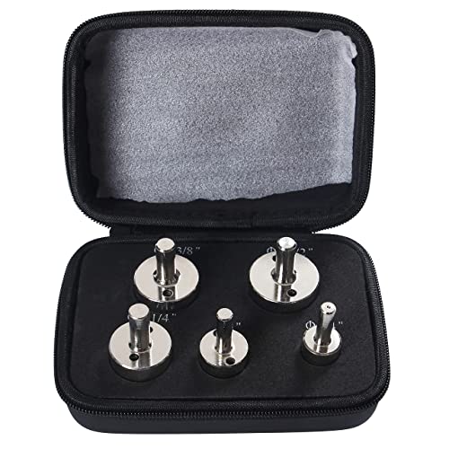 Drilax Diamond Drill Bit Hole Saw Extra Tall Long Drilling Quartz Granite Countertop Ceramic Porcelain Tile Glass 3/4, 1, 1/4, 3/8, 1 1/2 Inch 5 Pieces Set